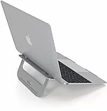 Подставка Satechi Aluminum Portable & Adjustable Laptop Stand для Apple MacBook Серебро, фото 7