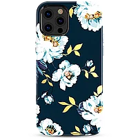 Чехол PQY Blossom для iPhone 12/12 Pro Gardenia