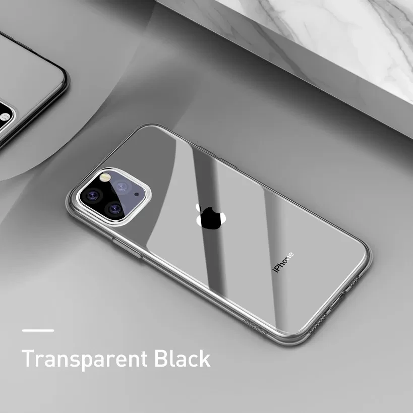 Чехол Baseus Simplicity для iPhone 11 Pro Max Чёрный - фото 2 - id-p226739137
