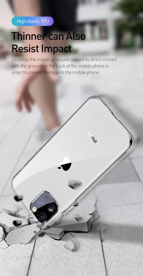 Чехол Baseus Simplicity для iPhone 11 Pro Max Чёрный - фото 8 - id-p226739137