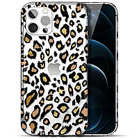 Чехол PQY Glamour для iPhone 12 Pro Max Leopard