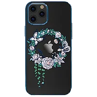 Чехол PQY Wreath для iPhone 12/12 Pro Бабочка