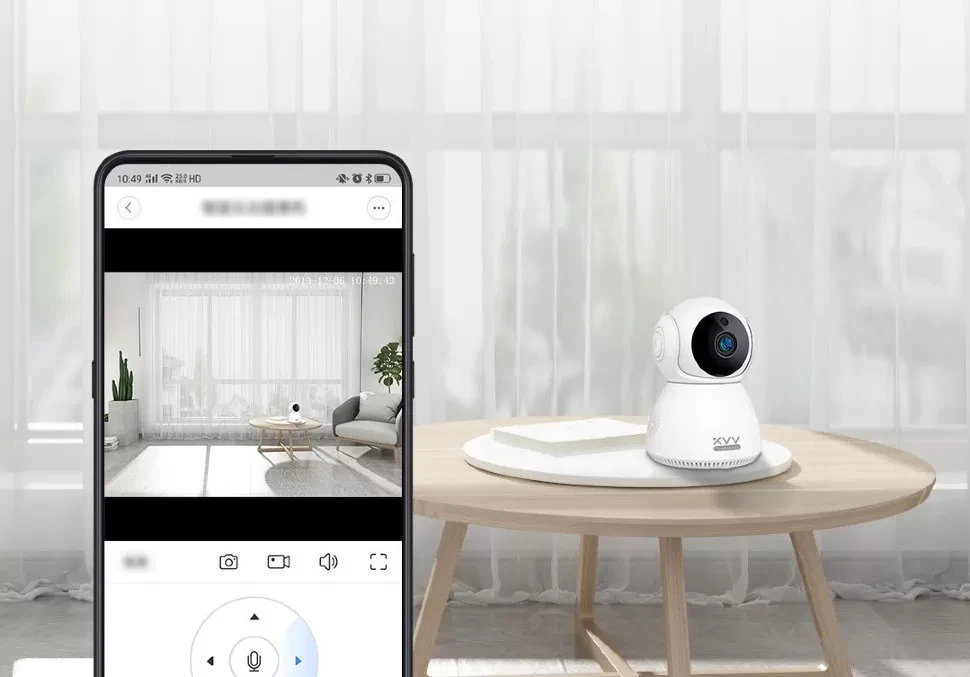 IP камера Xiaovv Smart PTZ Camera 2K Version Белая - фото 5 - id-p226742114