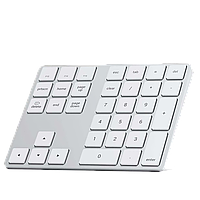 Беспроводной блок клавиатуры Satechi Aluminum Extended Keypad Серебряный