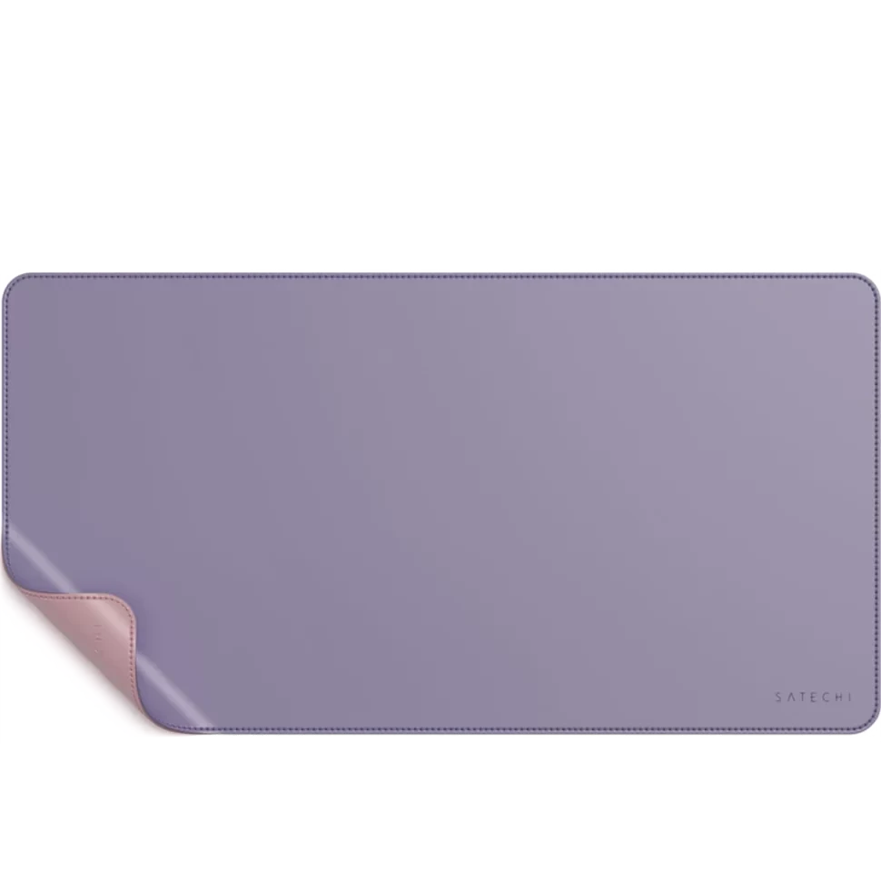 Коврик Satechi Dual Side ECO-Leather Deskmate Розовый/фиолетовый