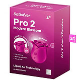Вакуумно-волновой бесконтактный стимулятор Satisfyer Pro 2 Modern Blossom, фото 9