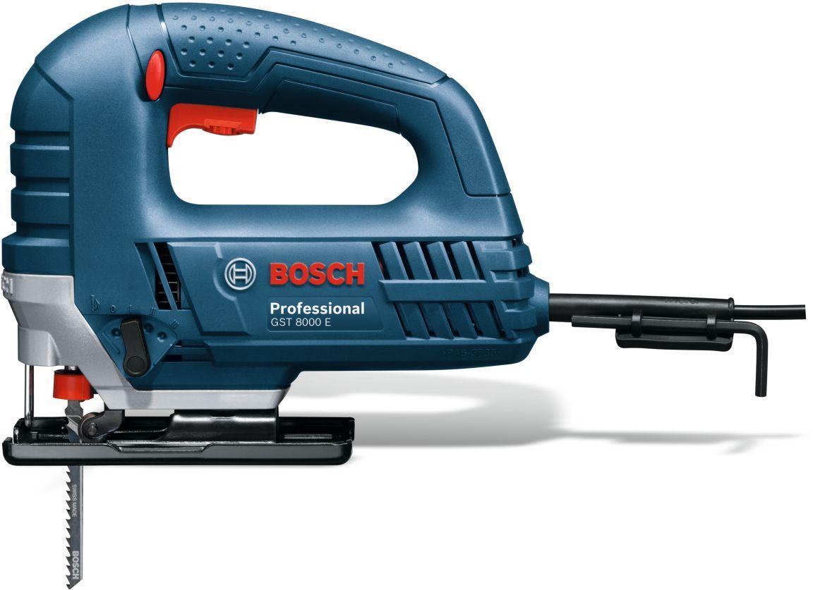 Bosch Пила лобзиковая GST 8000 E (710 Вт, до 80 мм, кор.)(0 601 58H 000) BOSCH - фото 1 - id-p226747659