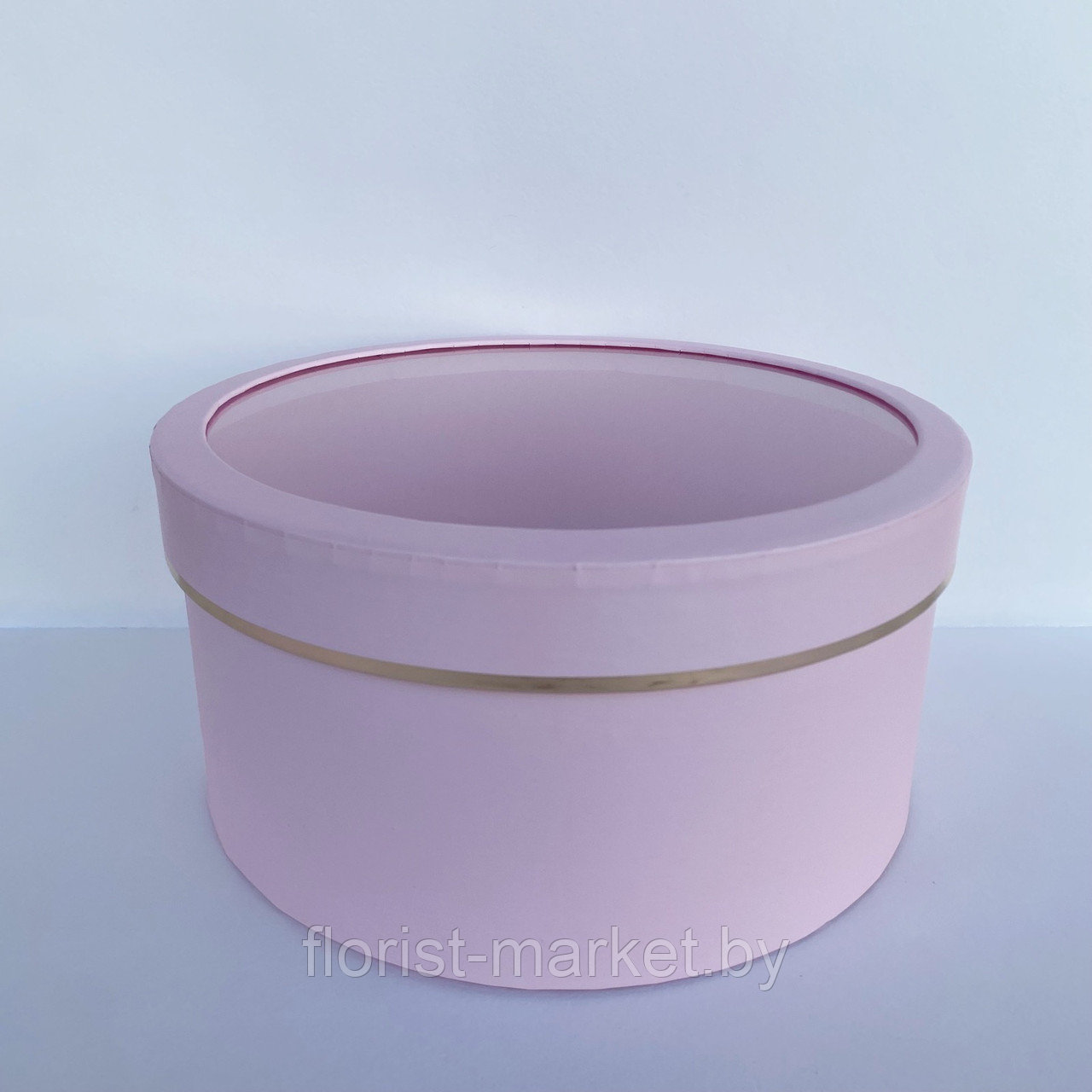 Коробка с окошком, 23*11,5 см, розовый