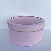 Коробка с окошком, 21,5*10,5 см, розовый