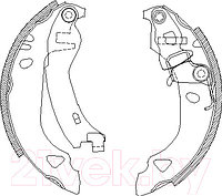 Тормозные колодки Remsa 430200