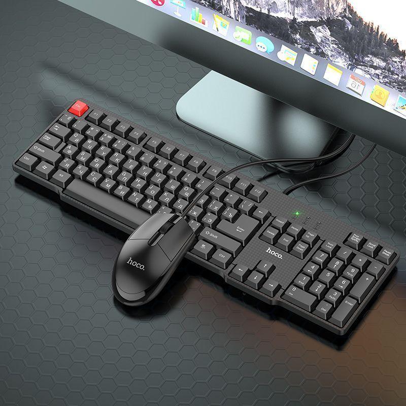 Клавиатура и мышь HOCO GM16 BLACK - фото 8 - id-p226751620