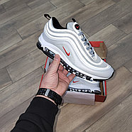 Кроссовки Nike Air Max 97 Silver Red, фото 6