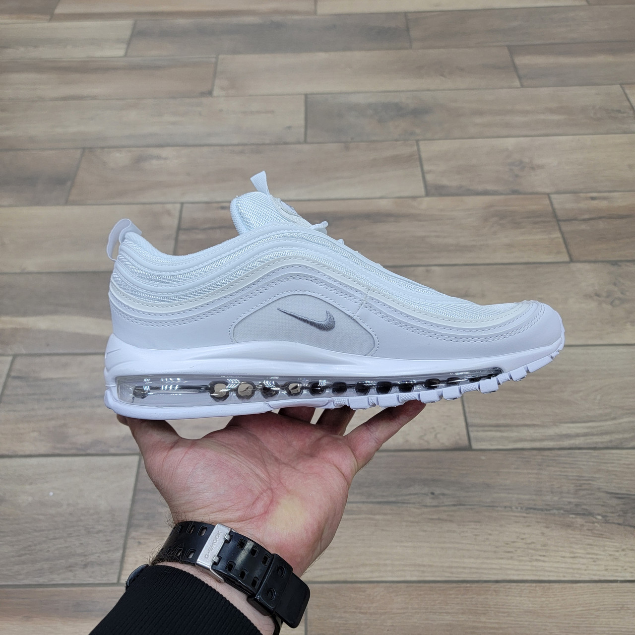 Кроссовки Nike Air Max 97 White - фото 2 - id-p81390722