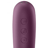 Вакуумно-волновой вибратор Satisfyer Dual Kiss фиолетовый, фото 6