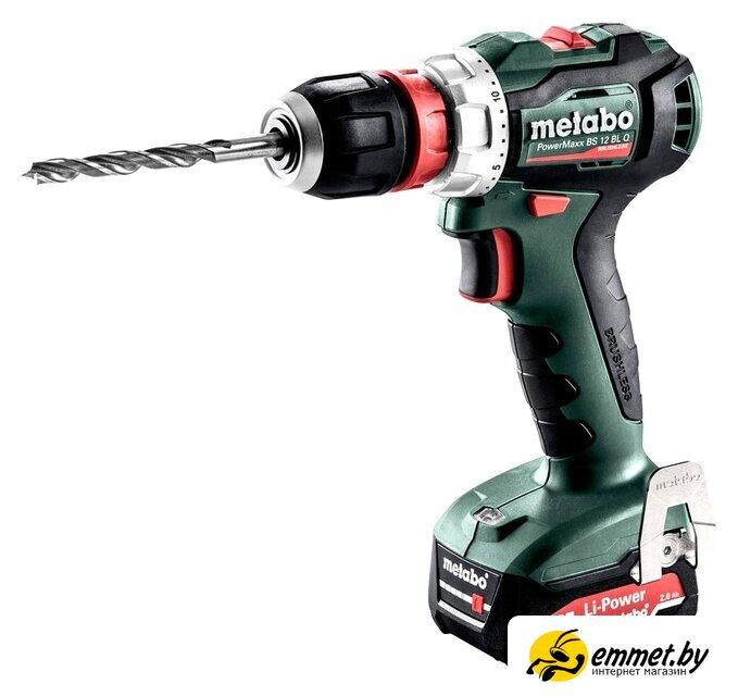 Дрель-шуруповерт Metabo PowerMaxx BS 12 BL Q 601039500 (с 2-мя АКБ 2 Ah, кейс) - фото 1 - id-p226754645