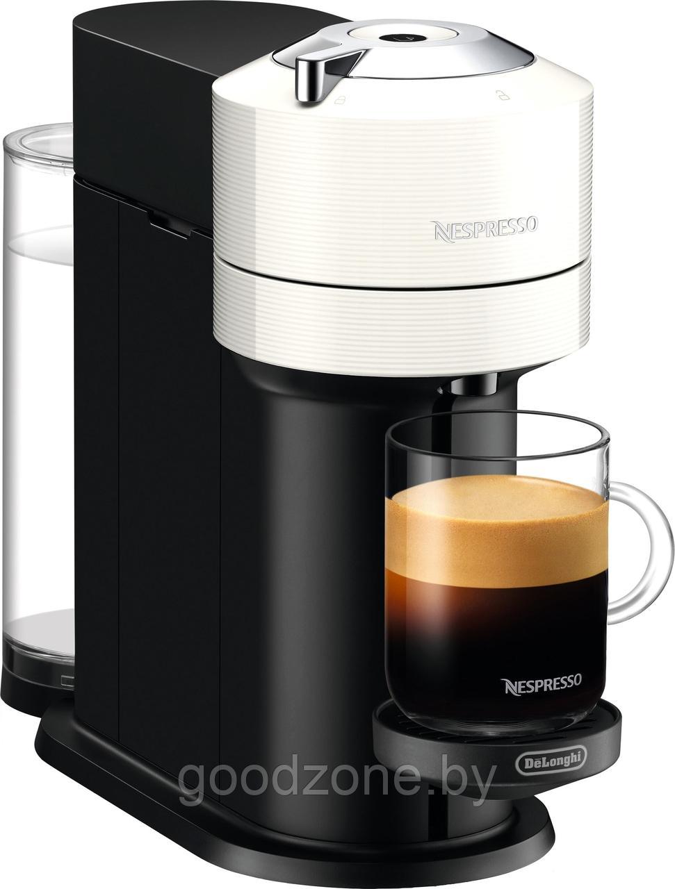 Капсульная кофеварка DeLonghi Nespresso Vertuo Next ENV 120.W - фото 1 - id-p226754631