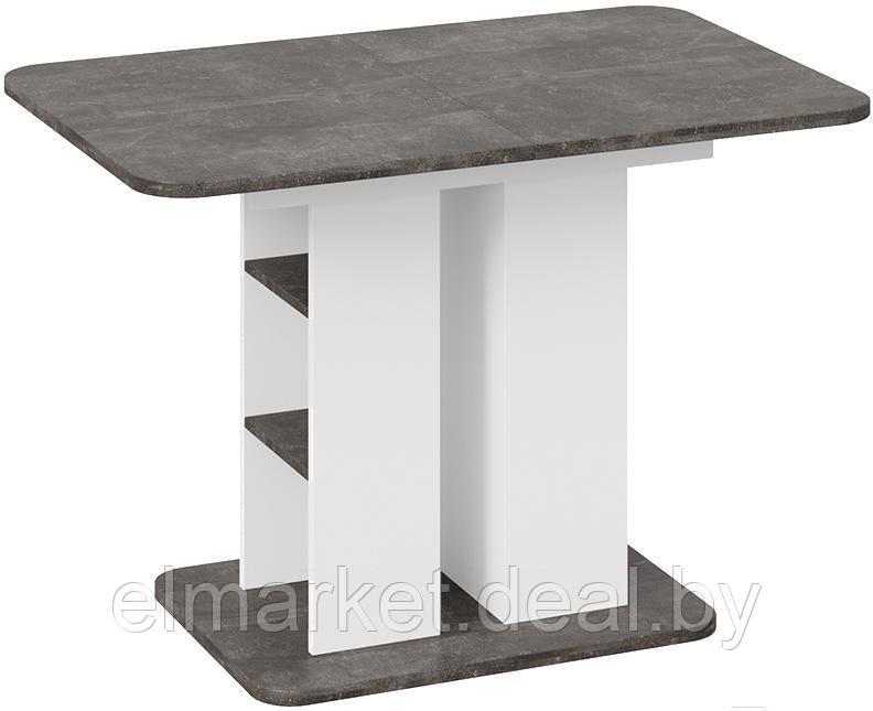 Обеденный стол ТриЯ Мюнхен тип 2 белый ясень/ателье темный - фото 1 - id-p226753895