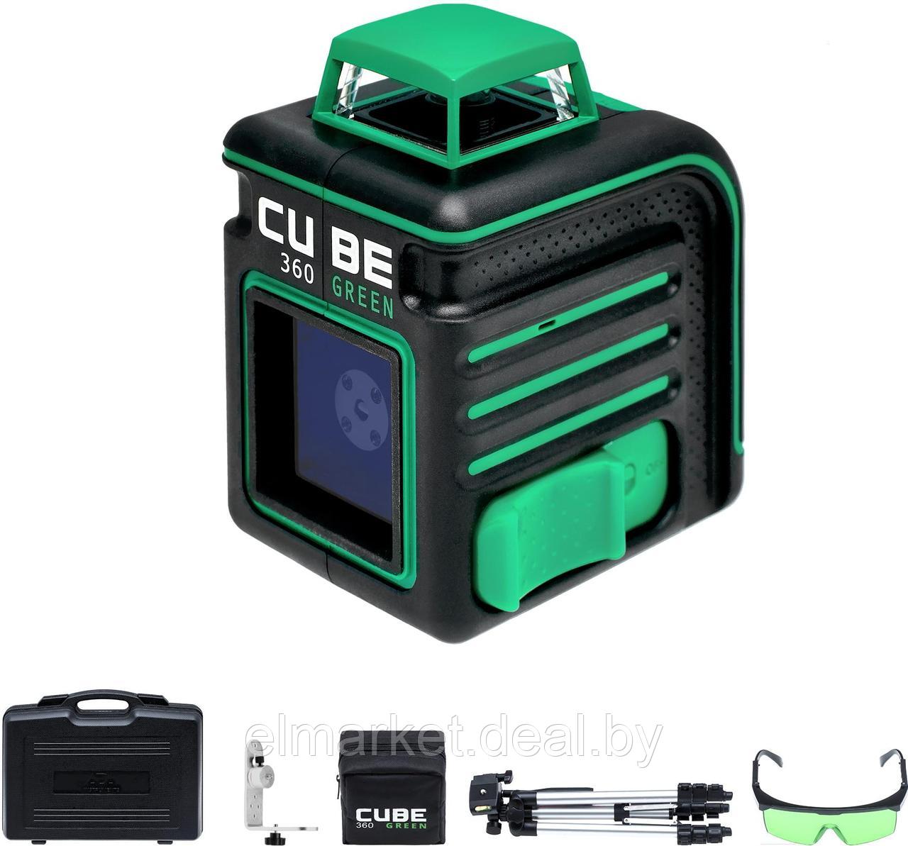Уровень строительный ADA Instruments Cube 360 Green Ultimate Edition [A00470] - фото 1 - id-p226754026