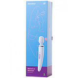 Вибромассажер перезаряжаемый Satisfyer Wand-er Woman белый, фото 10