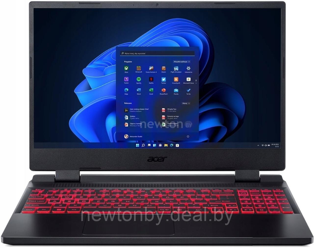 Игровой ноутбук Acer Nitro 5 AN515-58-58HT NH.QFLER.006