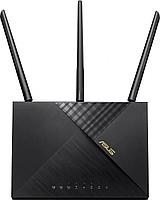 ASUS 4G-AX56// роутер 802.11ax со встроенным LTE модемом, до 6574+ 1201 Мб/c 2,4 + 5 гГц, 2 антенны LTE, 2