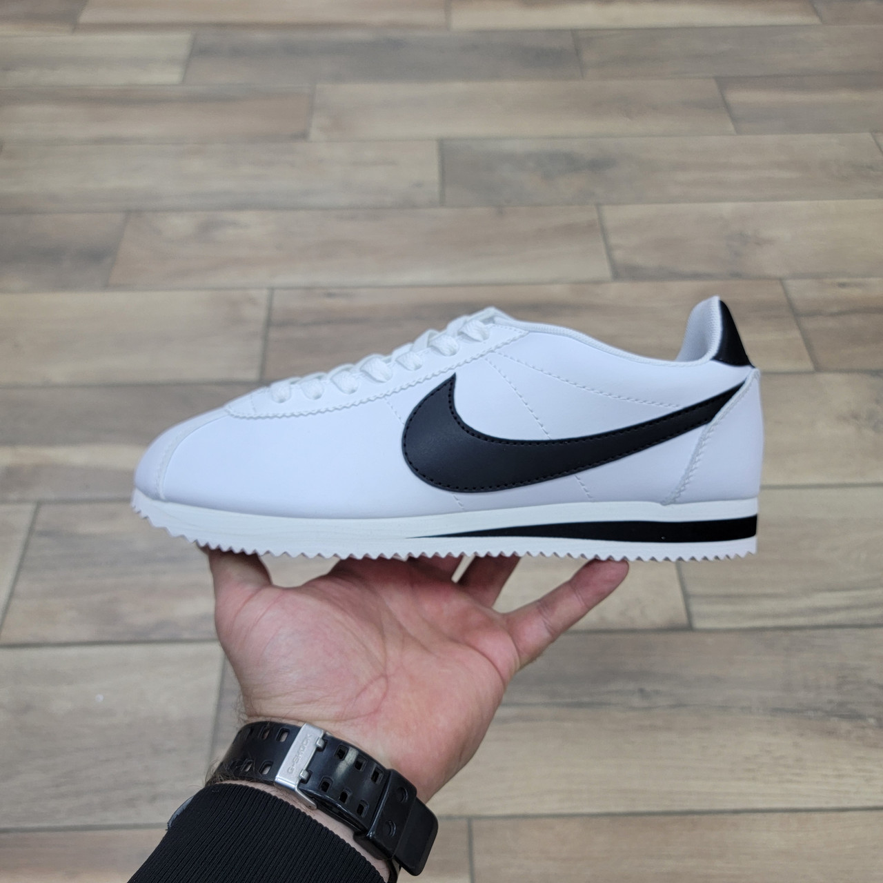 Кроссовки Nike Classic Cortez White Black 45 - фото 1 - id-p225129528