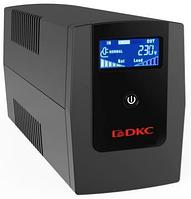 Источник бесперебойного питания ИБП Info LCD 1500В.А IEC C13 (4) USB + RJ45 DKC INFOLCD1500I