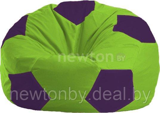 Кресло-мешок Flagman Мяч Стандарт М1.1-155 (салатовый/фиолетовый) - фото 1 - id-p226754904