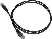 Патч-корд Lanmaster TWT-45-45-2.0-BK UTP вилка RJ-45-вилка RJ-45 кат.5е 2м чёрный ПВХ (уп.:1шт)