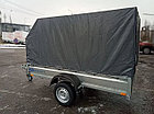 Прицеп КМЗ Мастер-М Плюс 7194 С1 с тентом и каркасом 150 см, фото 2