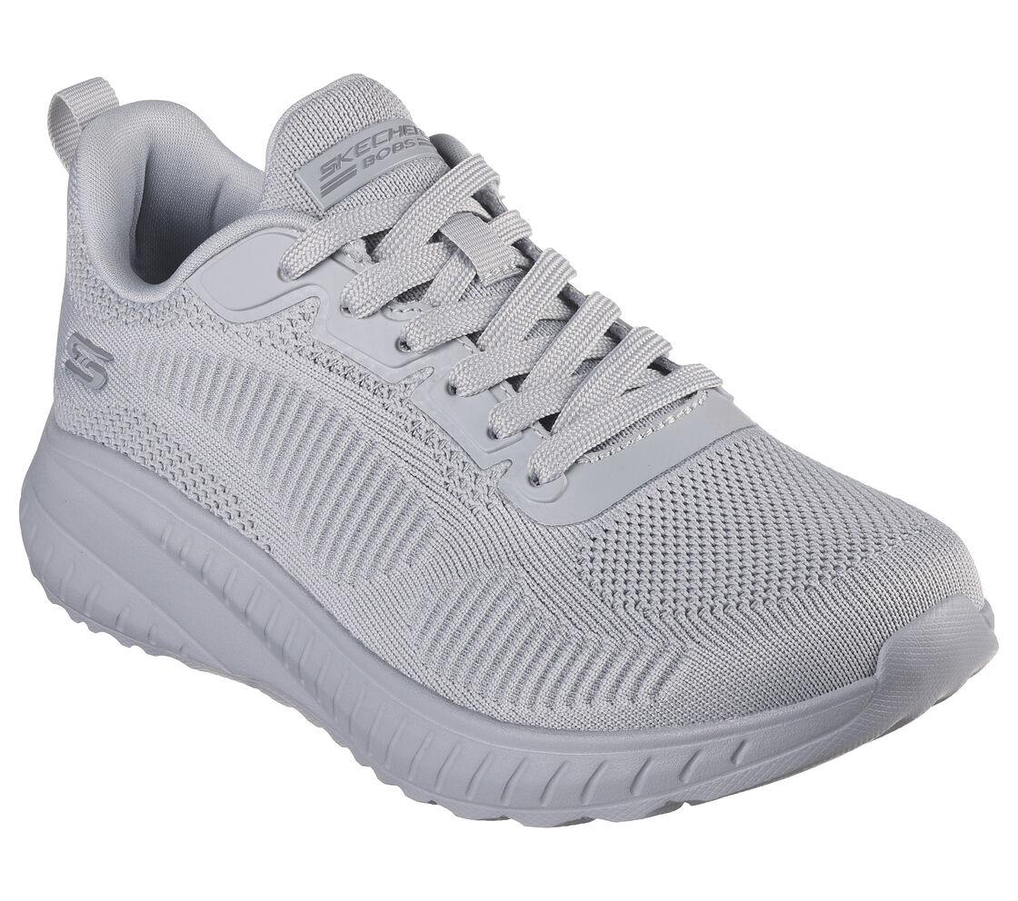 Кроссовки женские Skechers BOBS Sport Squad Chaos Face Off светло-серый 117209-LTGY - фото 4 - id-p226753515