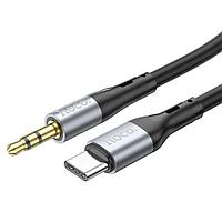 Аксессуар Hoco UPA22 DC Jack 3.5mm - Type-C 1m Black 6931474769497