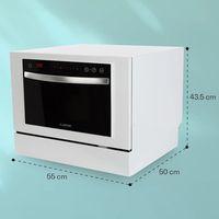 Встраиваемая посудомоечная машина Klarstein Havasia UV 6 Luminance (белый) - фото 3 - id-p226756648