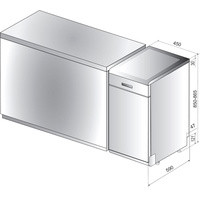 Отдельностоящая посудомоечная машина Whirlpool WSFO 3O34 PF X - фото 2 - id-p226756702
