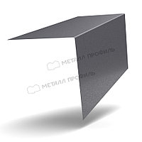 Металл Профиль Планка откоса FASTCLICK 150х267х3000 (VALORI-20-Grey-0.5)