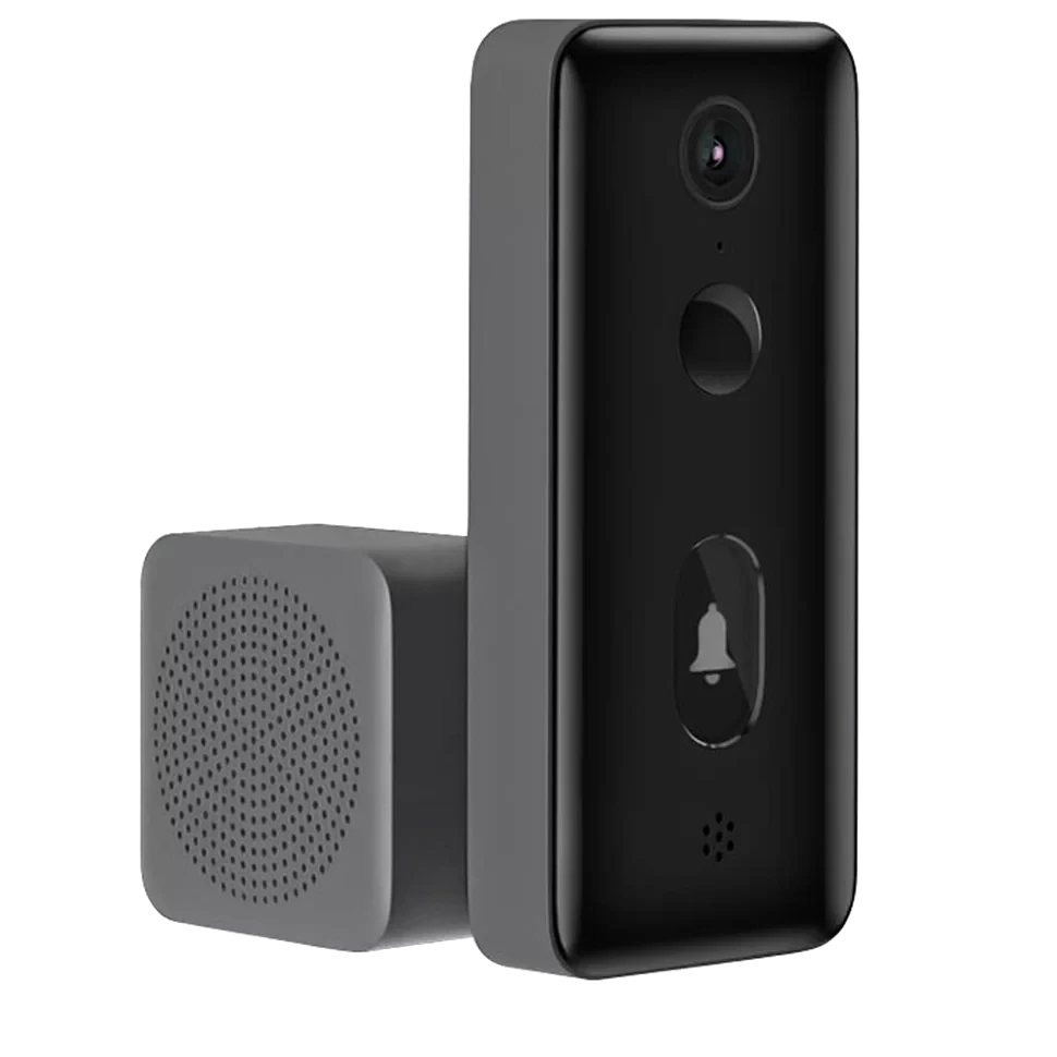 Умный дверной звонок Xiaomi AI Face Identification DoorBell 2 Чёрный - фото 1 - id-p226742076