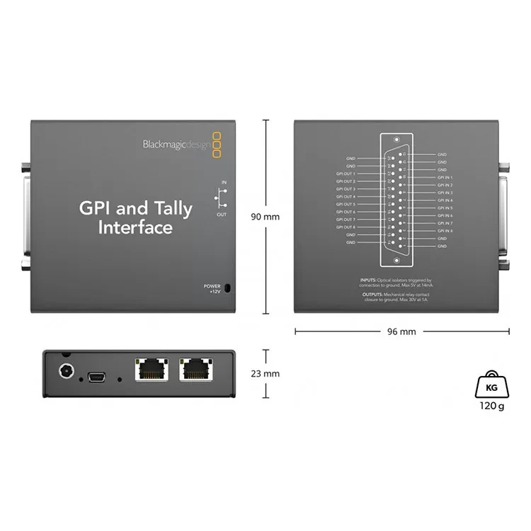 Интерфейс Blackmagic GPI and Tally Interface - фото 3 - id-p226743264