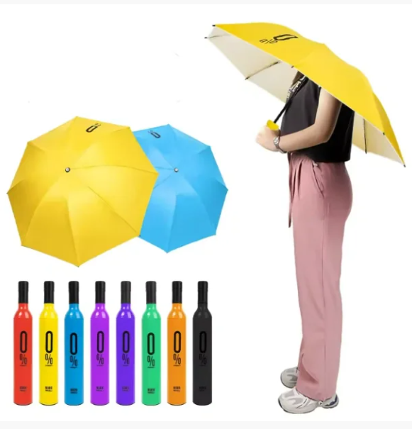 Зонт в бутылке/Цвета в ассортименте - фото 2 - id-p226760330