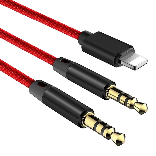 AUX кабель Baseus L33 Lightning - miniJack 3.5mm 120 см Черный - фото 9 - id-p226740959