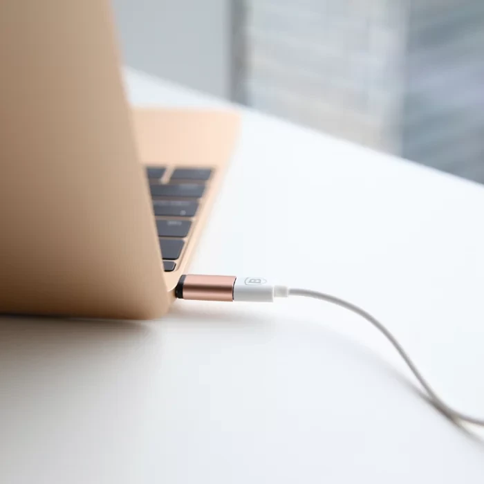 Переходник Baseus Sharp micro USB - Type-C Розовое золото - фото 3 - id-p226740963