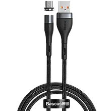 Кабель Baseus Zinc Magnetic USB - Micro USB 2.1A 1м Черный