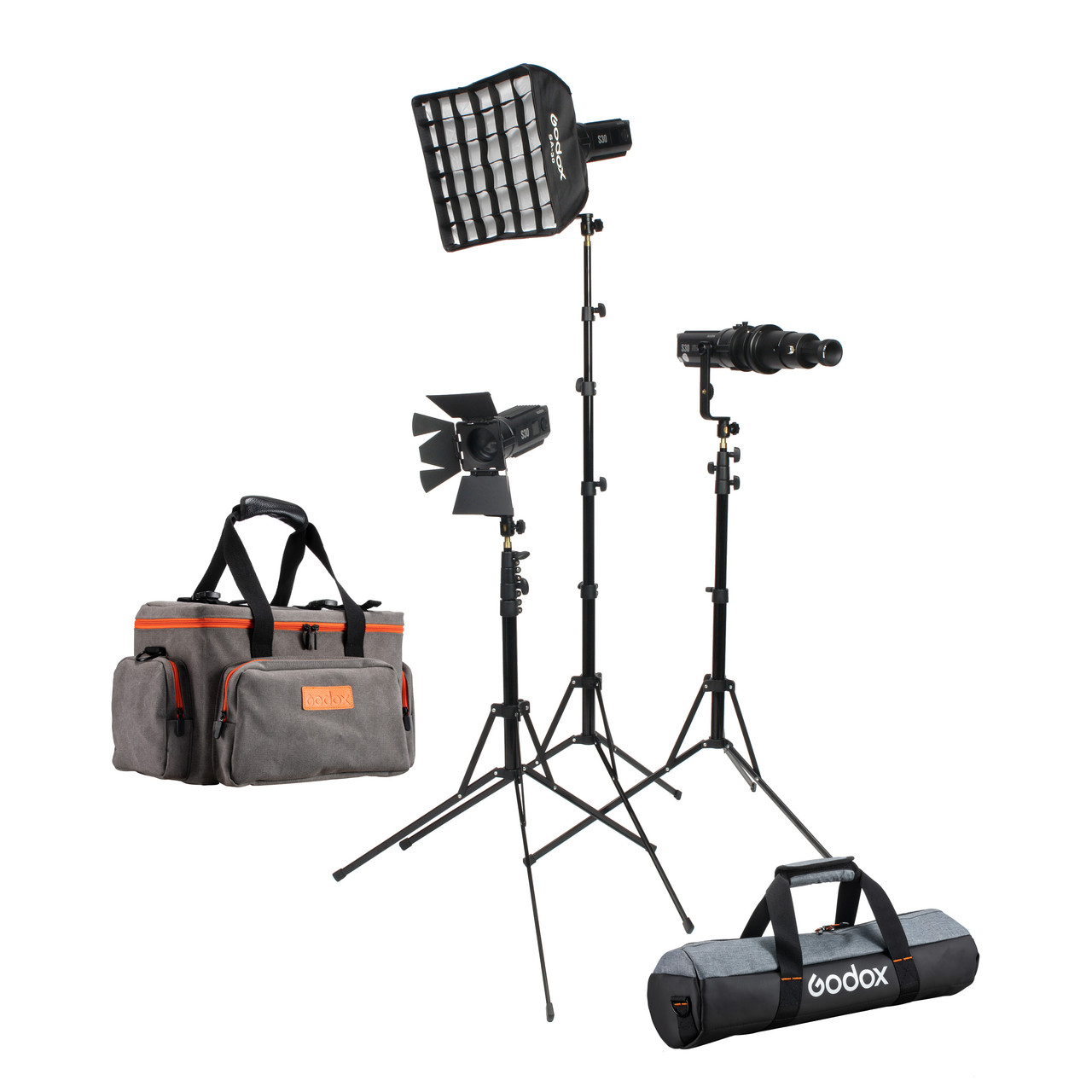 Комплект студийного оборудования Godox S30-D - фото 1 - id-p226760569