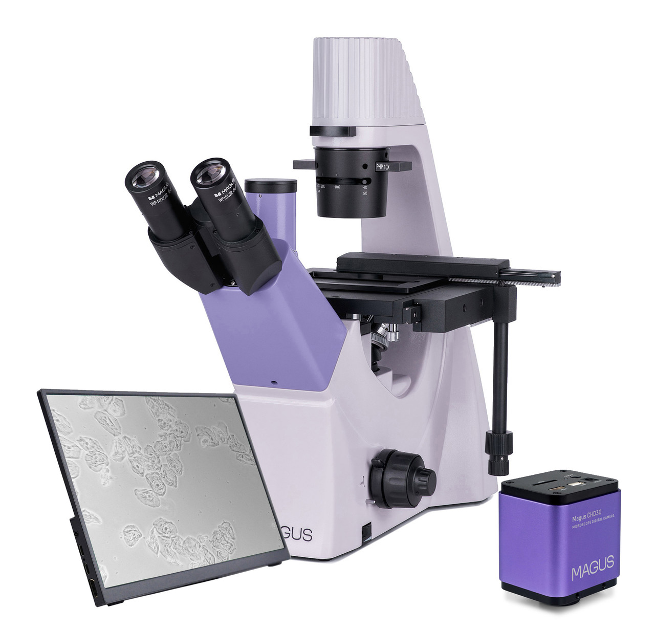 Микроскоп биологический инвертированный цифровой MAGUS Bio VD300 LCD - фото 1 - id-p223971738