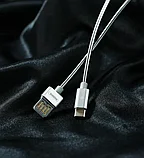 Кабель металлический Remax Silver Serpent USB - Type-C Розовое золото, фото 9