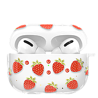 Чехол PQY Fruit для Apple Airpods Pro Strawberry