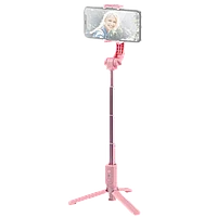 Стабилизатор Momax Selfie Stable одноосевой Розовый