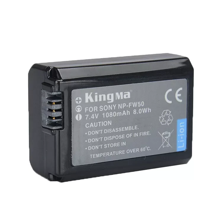 Аккумулятор KingMa NP-FW50 1080mAh - фото 2 - id-p226743604