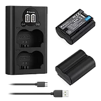 2 аккумулятора NP-W235 + зарядное устройство Powerextra FJ-W235USB-B