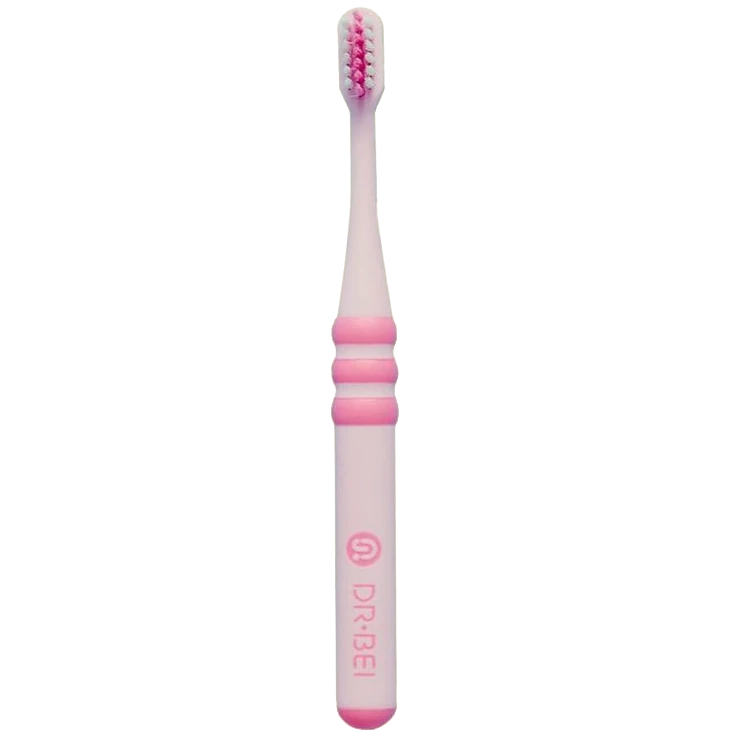Зубная щётка детская Dr.Bei Toothbrush Children Розовая - фото 1 - id-p226738651