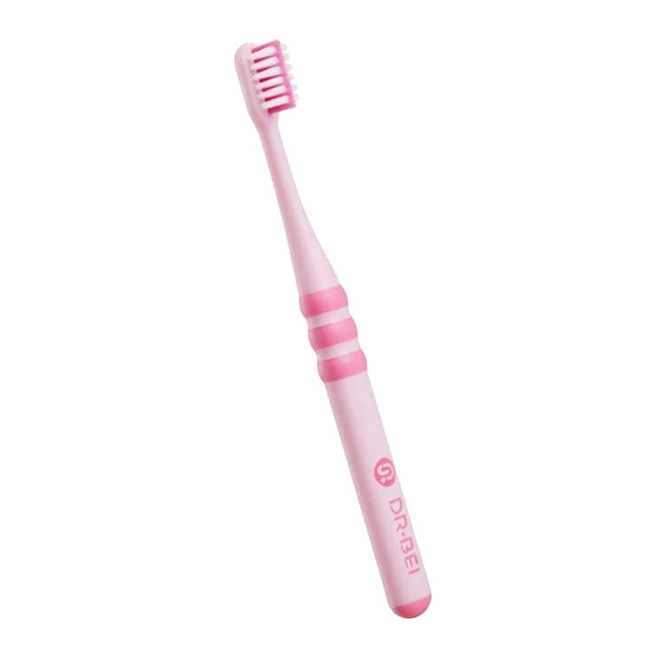 Зубная щётка детская Dr.Bei Toothbrush Children Розовая - фото 3 - id-p226738651
